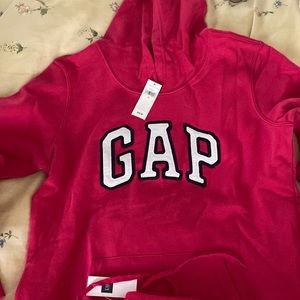 Women’s GAP NWT sweatpants and hooded sweatshirt.